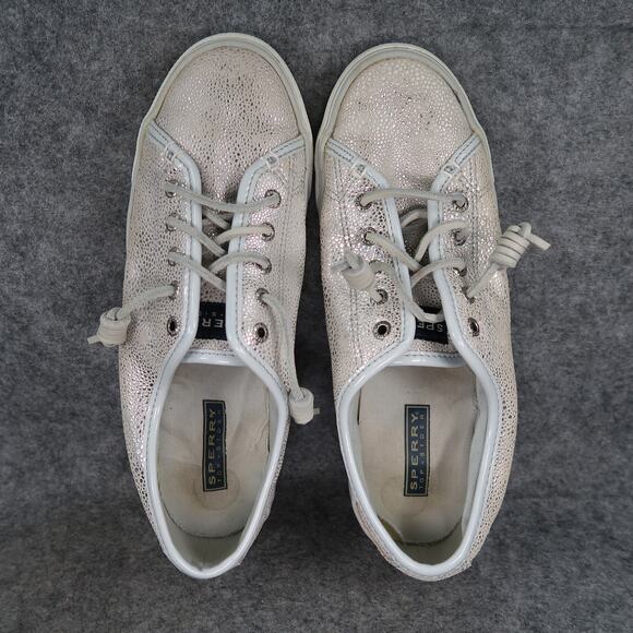Sperry Shoes Womens 8 Seacoast Sneakers Casual Lifestyle Leather Top Sider - Picture 6 of 12